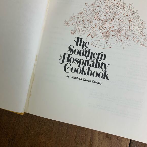 Vintage 1976 - THE SOUTHERN HOSPITALITY COOKBOOK Cookbook Winifred Green Cheney - Picture 2 of 10